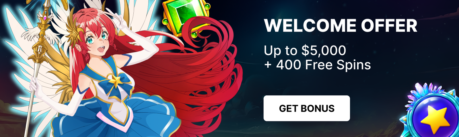 Casino and friends banner